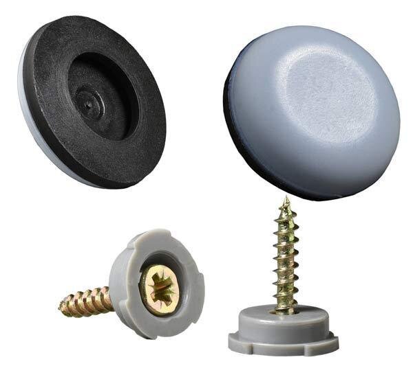 magiGLIDE® PTFE Gleiter mit Schraube und Clip Ø 22 mm