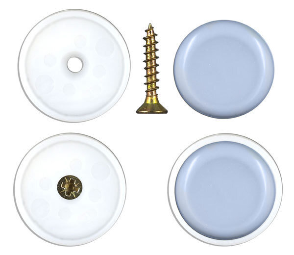 magiGLIDE® PTFE Möbelgleiter Wechselsystem zum Schrauben weiss 28 mm