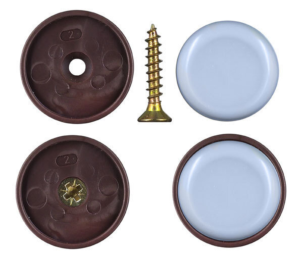 magiGLIDE® PTFE Möbelgleiter Wechselsystem zum Schrauben braun 34 mm