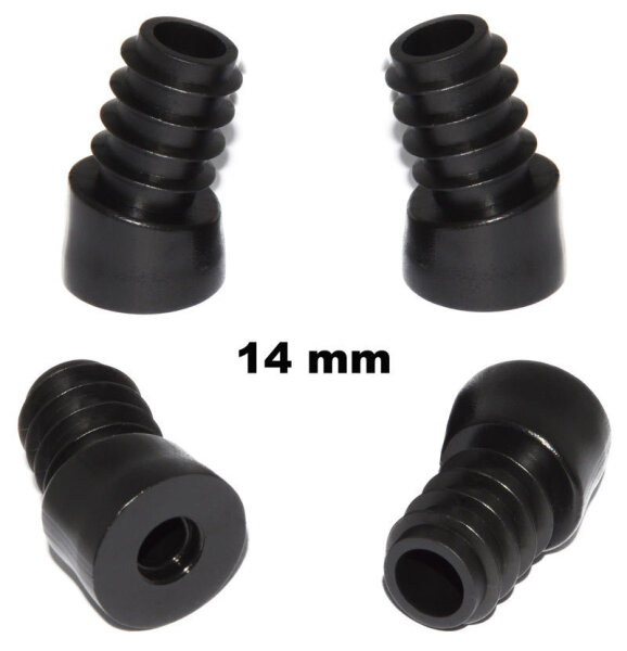 for2click® Stopfengleiter 14mm, 4er Set 08° - 12°
