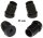 for2click® Stopfengleiter 25 mm 4er Set Neigung 12° - 18°