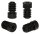 for2click® Stopfengleiter rund Gerade 4er-Set Ø 20 mm